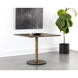 Corina Antique Brass Bistro Table